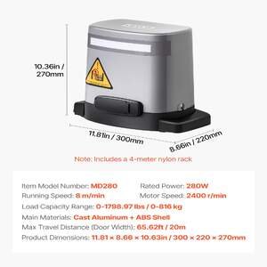 Соларен-механизъм-за-плъзгаща-се-врата-280W-815-кг-товароносимост