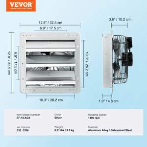 Вентилатор-с-автоматични-клапи-Shutter-Exhaust-Fan-254-мм-1250-m³-h-1400-RPM
